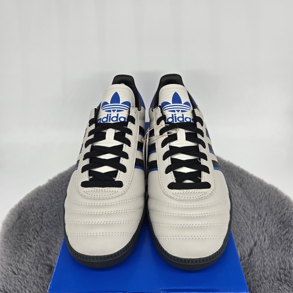 New Adidas Samba JP JR0965 'Grey Black Carbon' Men's Shoes Size 10 - Picture 2 of 8